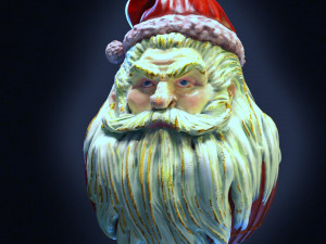 Santa claus christmas ball 3D Принт Модель