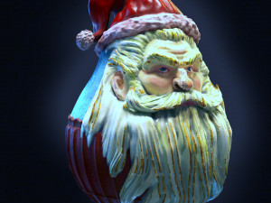 Santa claus christmas ball 3D Принт Модель