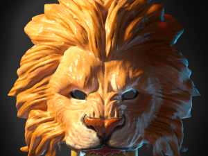 Lion mask 3D Print Model