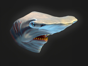 Hammerhead shark mask 3Dプリントモデル