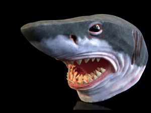 SHARK MASK 3D Print Model
