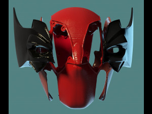 Wolverine deadpool helmet Model do druku 3D