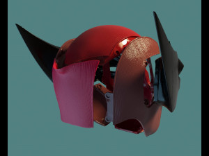 Wolverine deadpool helmet Model do druku 3D