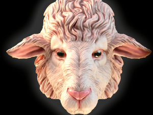 Sheep mask 3D Print Model