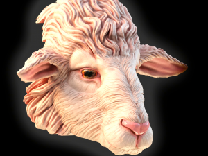 Sheep mask Model do druku 3D