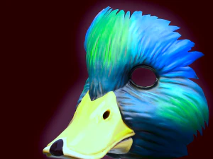 Duck mask 3D Print Model