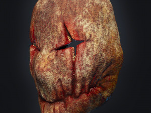 Horror cloth mask Modèles 3D en vedette