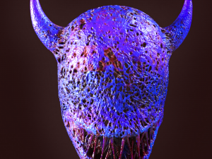 Horror demon dark mask Modelo de impresión 3D