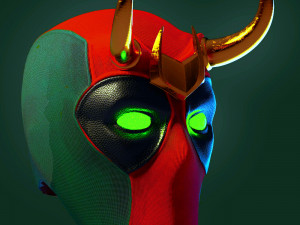 Deadpool loki helmet 3D Print Model