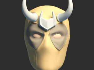 Deadpool loki helmet 3D 打印模型