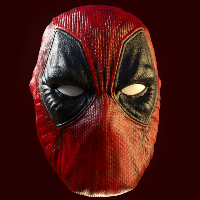 Deadpool hulk helmet 3D Print Model .c4d .max .obj .3ds .fbx .stl .blend 