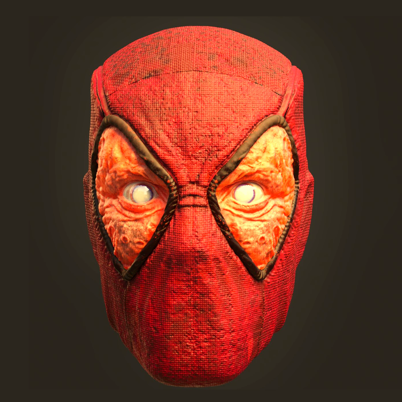 Deadpool helmet version Alternate 3D Print Model .c4d .max .obj .3ds .fbx .stl .blend 