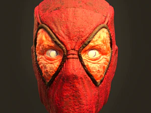 Deadpool-Helmversion Alternative 3D Druckmodell