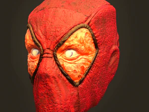 Deadpool helmet version Alternate 3D Print Model