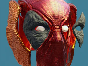 Deadpool helmet version Alternate 3D Print Model