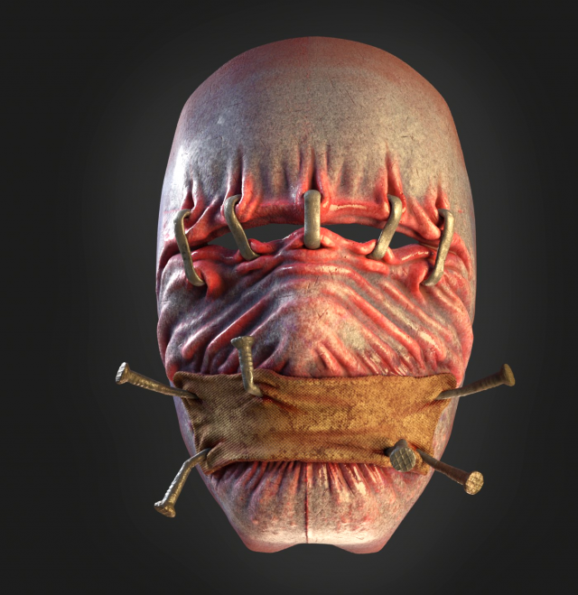 Mask human skin Modello di stampa 3D .c4d .max .obj .3ds .fbx .stl .blend 