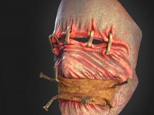 Mask human skin Modello di stampa 3D