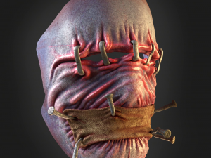 Mask human skin Modello di stampa 3D