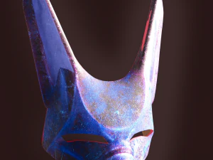 Anime style rabbit mask 3D Print Model
