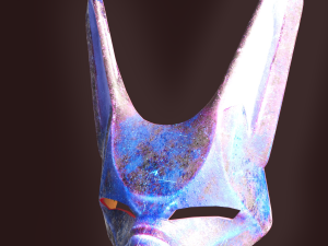Anime style rabbit mask 3D प्रिंट मॉडल