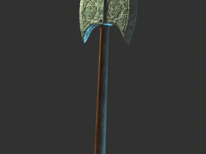 바이킹 도끼 3D 프린트 모델