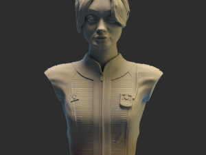 LUCY MACLEAN bust fallout 3D 프린트 모델