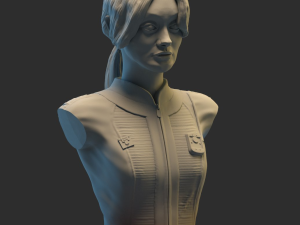 LUCY MACLEAN bust fallout 3D Print Model
