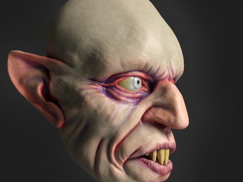 Nosferatu mask 3D Принт Модель