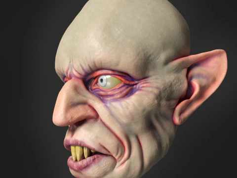 Nosferatu mask 3D Print Model