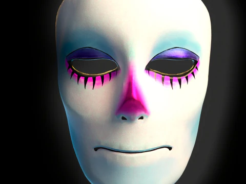 Expressionless mask 3D Print Model