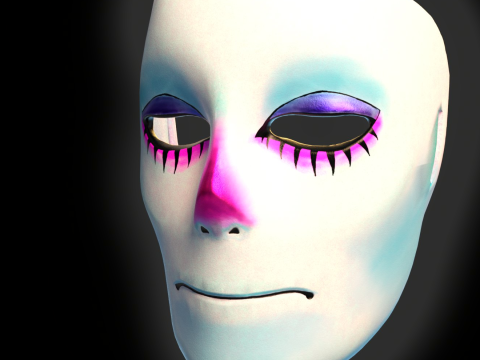 Expressionless mask 3D प्रिंट मॉडल