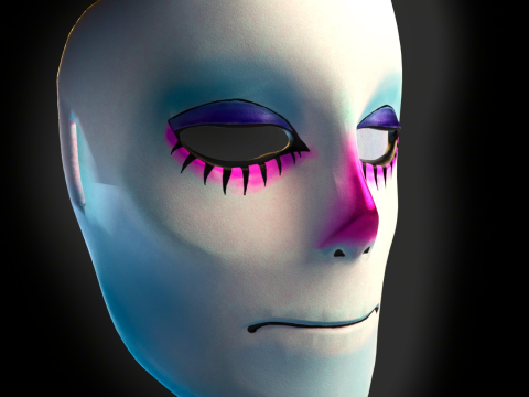 Expressionless mask 3D प्रिंट मॉडल