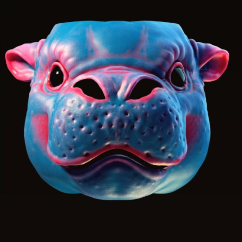 Hippo mask 3D-printmodel .c4d .max .obj .3ds .fbx .stl .blend 