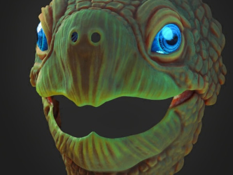 Tortoise mask 3D-Druckmodell