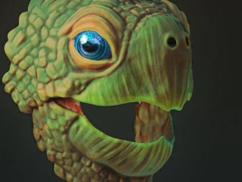 Tortoise mask 3D Print Model