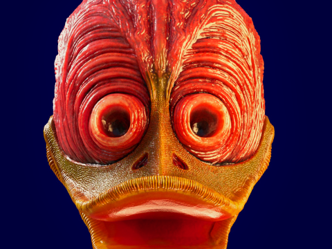 Donald duck creepy MASK 3D Принт Модель