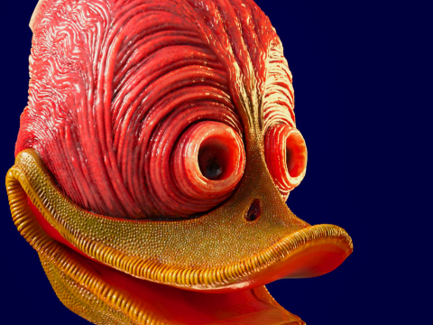 Donald duck creepy MASK Modello di stampa 3D