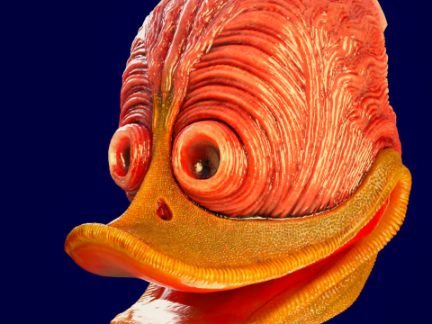 Donald duck creepy MASK Modello di stampa 3D