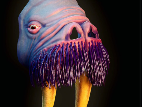 Walrus mask Modelo de impresión 3D