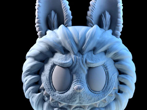 Labubu masker reasita 3D printmodel