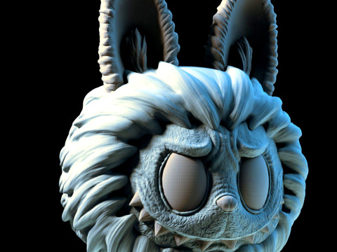 Labubu mask reasita 3D 打印模型