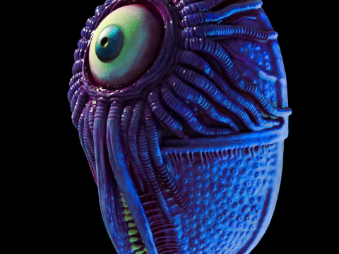 Squid Game Horror Mask 3D Druckmodell