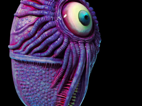 Squid Game Horror Mask 3D Druckmodell