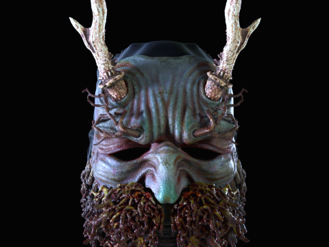 汉斯·特拉普面具 3D 打印模型