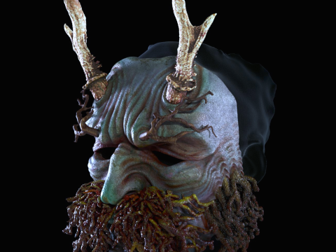 汉斯·特拉普面具 3D 打印模型