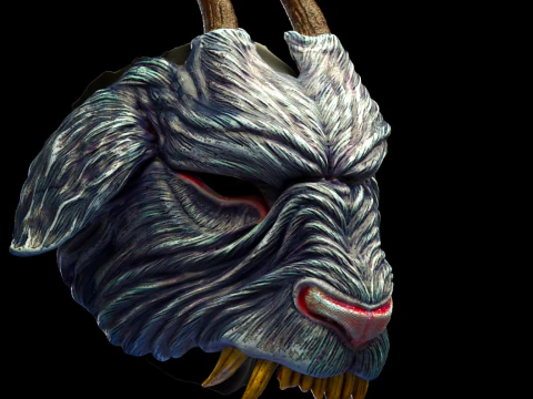 Máscara Kallikantzaros Modelo de Impressão 3D