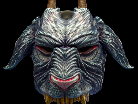 Kallikantzaros maskesi 3D Baskı Modeli