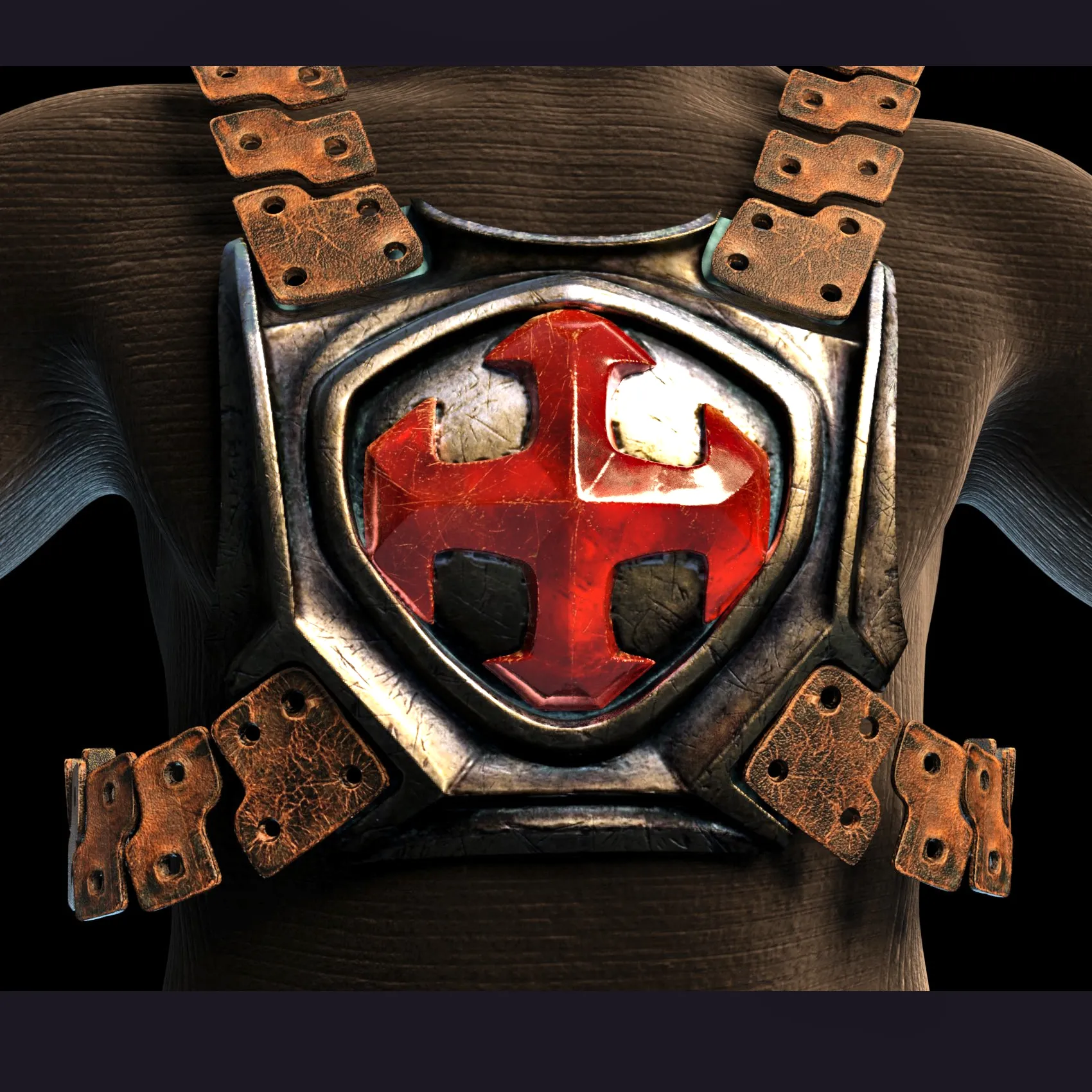 He Man chest shield 2026 3D Print Model .c4d .max .obj .3ds .fbx .stl .blend 