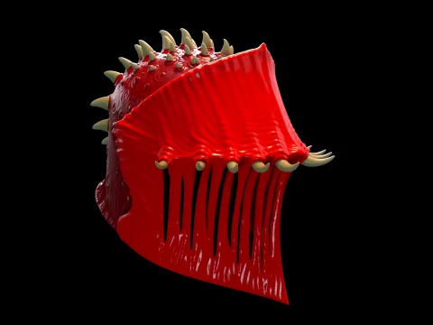 Hellish Crusader Helmet 3D Принт Модель