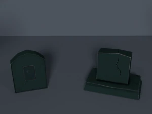 tombstones relic 3D Model